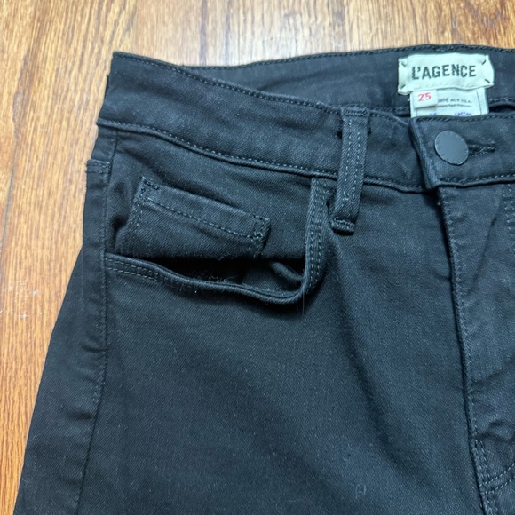 L’Agence Margot Skinny High Rise Jeans in black size 25 - Picture 7 of 15